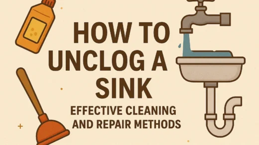 How to Unclog a Sink? Effective Cleaning and Repair Methods